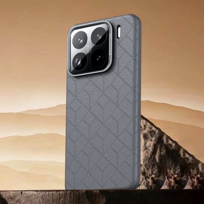 Funda magnética para teléfono con diseño de cuadrícula en relieve de la serie Cubo de Rubik, For Xiaomi 17, For Xiaomi 15S Pro, For Xiaomi 15 Pro, For Xiaomi 15, For Xiaomi 14 Pro, For Xiaomi 14, For Xiaomi 13 Pro, For Xiaomi 13