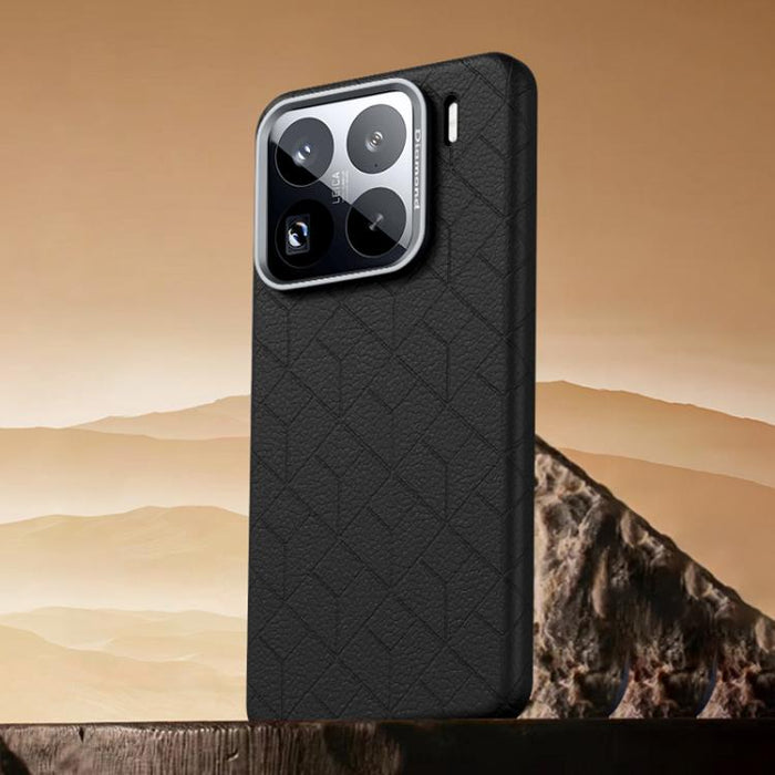Funda magnética para teléfono con diseño de cuadrícula en relieve de la serie Cubo de Rubik, For Xiaomi 17, For Xiaomi 15S Pro, For Xiaomi 15 Pro, For Xiaomi 15, For Xiaomi 14 Pro, For Xiaomi 14, For Xiaomi 13 Pro, For Xiaomi 13