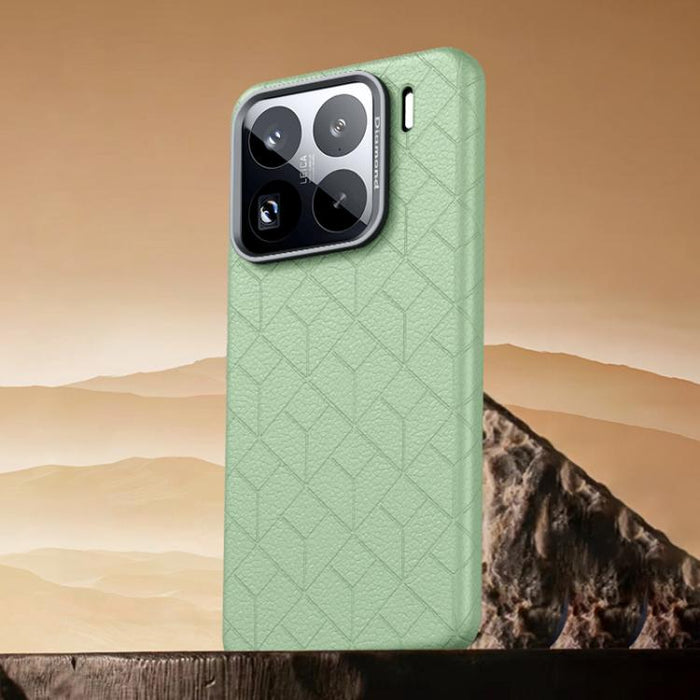 Funda magnética para teléfono con diseño de cuadrícula en relieve de la serie Cubo de Rubik, For Xiaomi 17, For Xiaomi 15S Pro, For Xiaomi 15 Pro, For Xiaomi 15, For Xiaomi 14 Pro, For Xiaomi 14, For Xiaomi 13 Pro, For Xiaomi 13