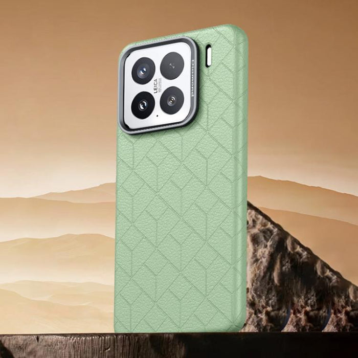 Funda magnética para teléfono con diseño de cuadrícula en relieve de la serie Cubo de Rubik, For Xiaomi 17, For Xiaomi 15S Pro, For Xiaomi 15 Pro, For Xiaomi 15, For Xiaomi 14 Pro, For Xiaomi 14, For Xiaomi 13 Pro, For Xiaomi 13