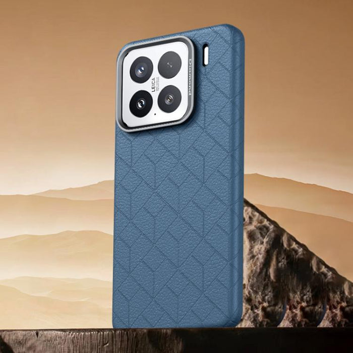Funda magnética para teléfono con diseño de cuadrícula en relieve de la serie Cubo de Rubik, For Xiaomi 17, For Xiaomi 15S Pro, For Xiaomi 15 Pro, For Xiaomi 15, For Xiaomi 14 Pro, For Xiaomi 14, For Xiaomi 13 Pro, For Xiaomi 13