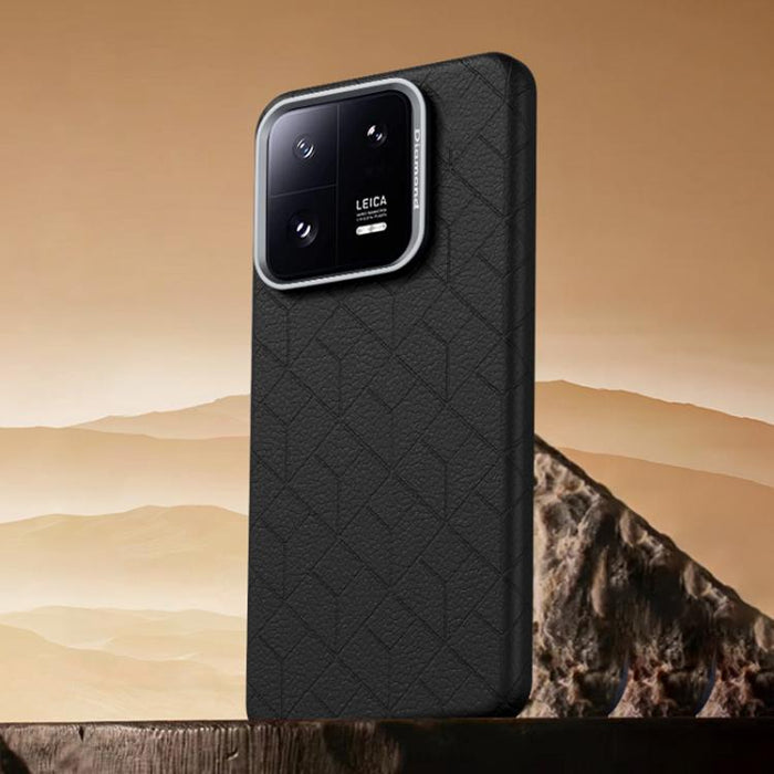 Funda magnética para teléfono con diseño de cuadrícula en relieve de la serie Cubo de Rubik, For Xiaomi 17, For Xiaomi 15S Pro, For Xiaomi 15 Pro, For Xiaomi 15, For Xiaomi 14 Pro, For Xiaomi 14, For Xiaomi 13 Pro, For Xiaomi 13