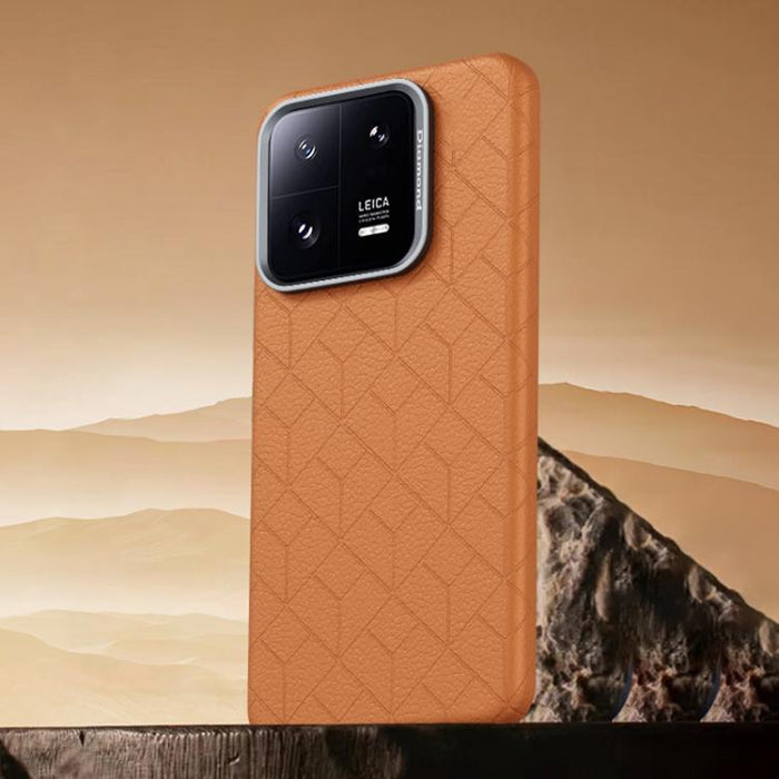 Funda magnética para teléfono con diseño de cuadrícula en relieve de la serie Cubo de Rubik, For Xiaomi 17, For Xiaomi 15S Pro, For Xiaomi 15 Pro, For Xiaomi 15, For Xiaomi 14 Pro, For Xiaomi 14, For Xiaomi 13 Pro, For Xiaomi 13