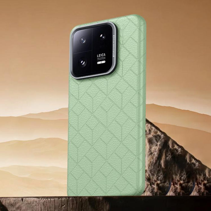 Funda magnética para teléfono con diseño de cuadrícula en relieve de la serie Cubo de Rubik, For Xiaomi 17, For Xiaomi 15S Pro, For Xiaomi 15 Pro, For Xiaomi 15, For Xiaomi 14 Pro, For Xiaomi 14, For Xiaomi 13 Pro, For Xiaomi 13