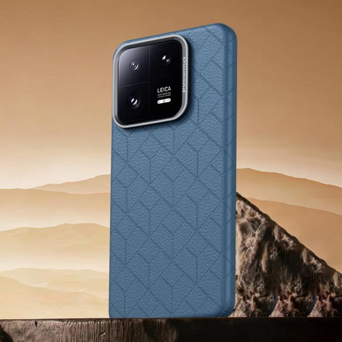 Funda magnética para teléfono con diseño de cuadrícula en relieve de la serie Cubo de Rubik, For Xiaomi 17, For Xiaomi 15S Pro, For Xiaomi 15 Pro, For Xiaomi 15, For Xiaomi 14 Pro, For Xiaomi 14, For Xiaomi 13 Pro, For Xiaomi 13