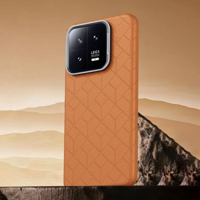 Funda magnética para teléfono con diseño de cuadrícula en relieve de la serie Cubo de Rubik, For Xiaomi 17, For Xiaomi 15S Pro, For Xiaomi 15 Pro, For Xiaomi 15, For Xiaomi 14 Pro, For Xiaomi 14, For Xiaomi 13 Pro, For Xiaomi 13