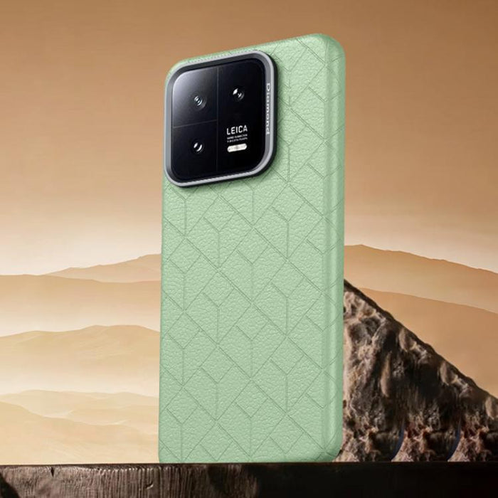 Funda magnética para teléfono con diseño de cuadrícula en relieve de la serie Cubo de Rubik, For Xiaomi 17, For Xiaomi 15S Pro, For Xiaomi 15 Pro, For Xiaomi 15, For Xiaomi 14 Pro, For Xiaomi 14, For Xiaomi 13 Pro, For Xiaomi 13