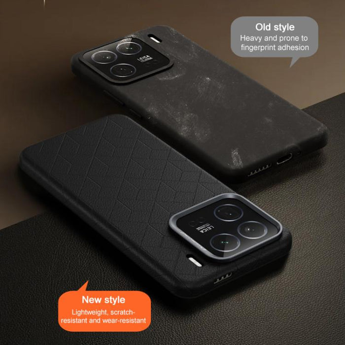 Funda magnética para teléfono con diseño de cuadrícula en relieve de la serie Cubo de Rubik, For Xiaomi 17, For Xiaomi 15S Pro, For Xiaomi 15 Pro, For Xiaomi 15, For Xiaomi 14 Pro, For Xiaomi 14, For Xiaomi 13 Pro, For Xiaomi 13
