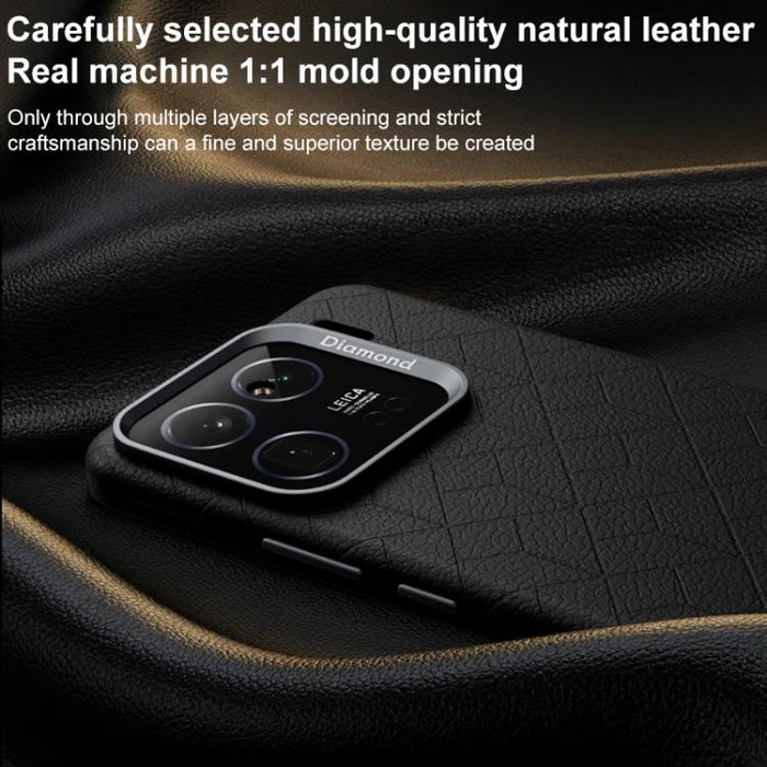 Funda magnética para teléfono con diseño de cuadrícula en relieve de la serie Cubo de Rubik, For Xiaomi 17, For Xiaomi 15S Pro, For Xiaomi 15 Pro, For Xiaomi 15, For Xiaomi 14 Pro, For Xiaomi 14, For Xiaomi 13 Pro, For Xiaomi 13