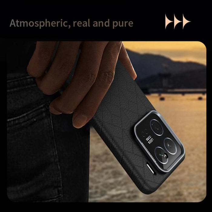 Funda magnética para teléfono con diseño de cuadrícula en relieve de la serie Cubo de Rubik, For Xiaomi 17, For Xiaomi 15S Pro, For Xiaomi 15 Pro, For Xiaomi 15, For Xiaomi 14 Pro, For Xiaomi 14, For Xiaomi 13 Pro, For Xiaomi 13