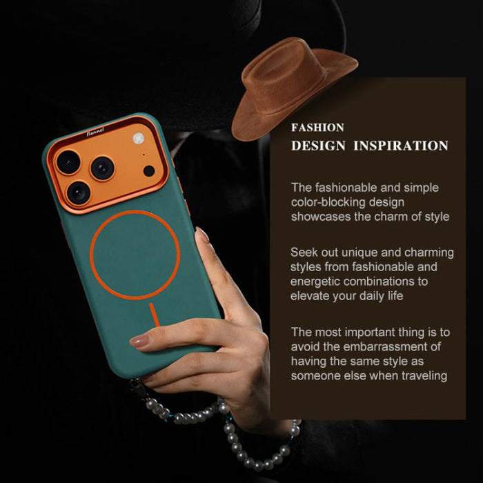 Funda magnética de microfibra para teléfono móvil con cobertura total, fabricada en piel de elefante., For iPhone 17 Pro Max, For iPhone 17 Pro, For iPhone 17, For iPhone 16 Pro Max, For iPhone 16 Pro, For iPhone 16 Plus, For iPhone 16                 ...
