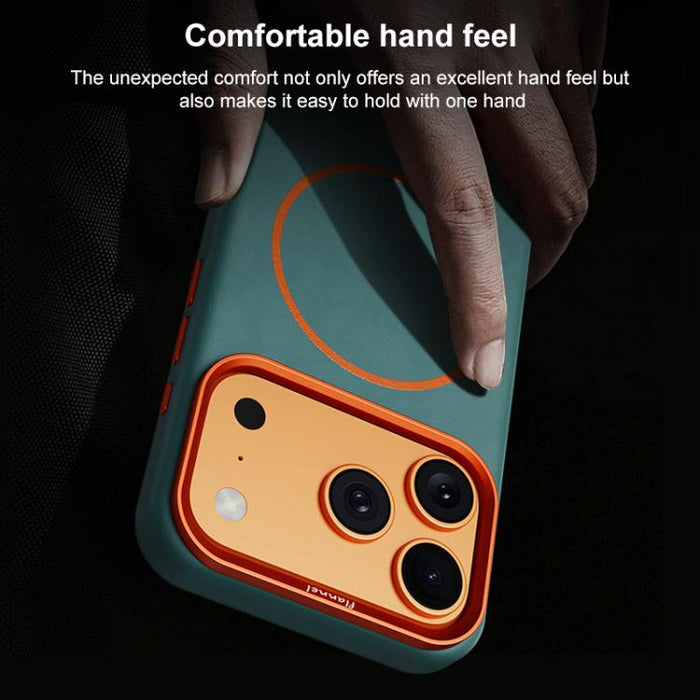 Funda magnética de microfibra para teléfono móvil con cobertura total, fabricada en piel de elefante., For iPhone 17 Pro Max, For iPhone 17 Pro, For iPhone 17, For iPhone 16 Pro Max, For iPhone 16 Pro, For iPhone 16 Plus, For iPhone 16                 ...