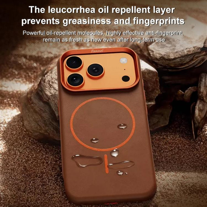 Funda magnética de microfibra para teléfono móvil con cobertura total, fabricada en piel de elefante., For iPhone 17 Pro Max, For iPhone 17 Pro, For iPhone 17, For iPhone 16 Pro Max, For iPhone 16 Pro, For iPhone 16 Plus, For iPhone 16                 ...