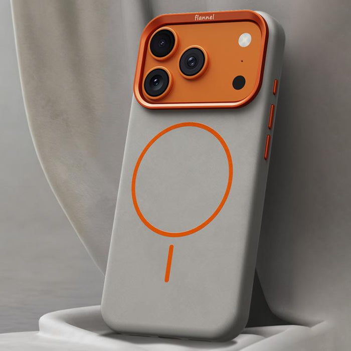 Funda magnética de microfibra para teléfono móvil con cobertura total, fabricada en piel de elefante., For iPhone 17 Pro Max, For iPhone 17 Pro, For iPhone 17, For iPhone 16 Pro Max, For iPhone 16 Pro, For iPhone 16 Plus, For iPhone 16                 ...