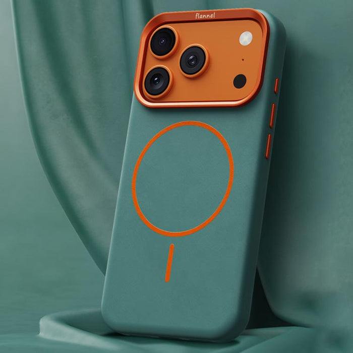 Funda magnética de microfibra para teléfono móvil con cobertura total, fabricada en piel de elefante., For iPhone 17 Pro Max, For iPhone 17 Pro, For iPhone 17, For iPhone 16 Pro Max, For iPhone 16 Pro, For iPhone 16 Plus, For iPhone 16                 ...