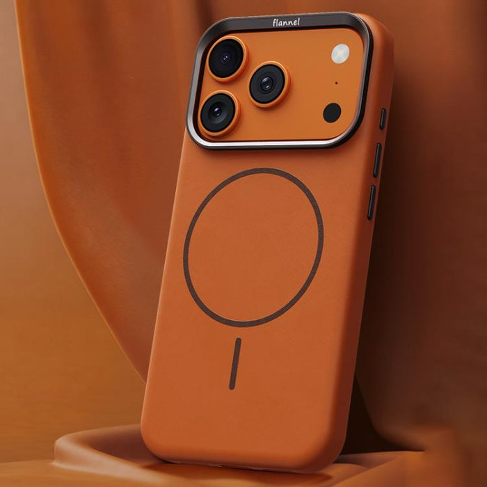 Funda magnética de microfibra para teléfono móvil con cobertura total, fabricada en piel de elefante., For iPhone 17 Pro Max, For iPhone 17 Pro, For iPhone 17, For iPhone 16 Pro Max, For iPhone 16 Pro, For iPhone 16 Plus, For iPhone 16                 ...