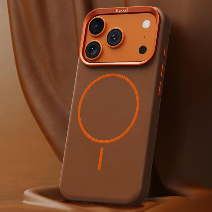 Funda magnética de microfibra para teléfono móvil con cobertura total, fabricada en piel de elefante., For iPhone 17 Pro Max, For iPhone 17 Pro, For iPhone 17, For iPhone 16 Pro Max, For iPhone 16 Pro, For iPhone 16 Plus, For iPhone 16                 ...