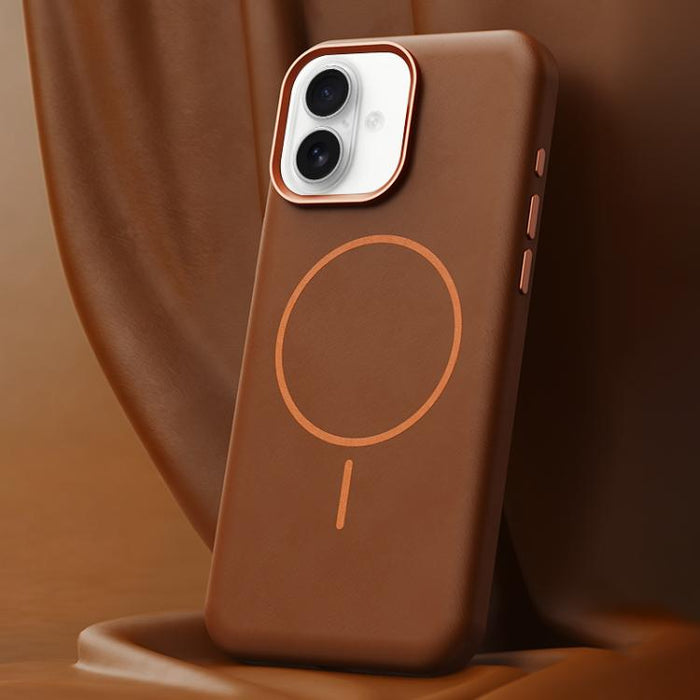 Funda magnética de microfibra para teléfono móvil con cobertura total, fabricada en piel de elefante., For iPhone 17 Pro Max, For iPhone 17 Pro, For iPhone 17, For iPhone 16 Pro Max, For iPhone 16 Pro, For iPhone 16 Plus, For iPhone 16                 ...