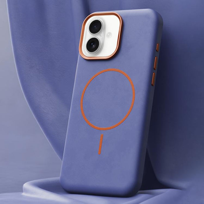 Funda magnética de microfibra para teléfono móvil con cobertura total, fabricada en piel de elefante., For iPhone 17 Pro Max, For iPhone 17 Pro, For iPhone 17, For iPhone 16 Pro Max, For iPhone 16 Pro, For iPhone 16 Plus, For iPhone 16                 ...