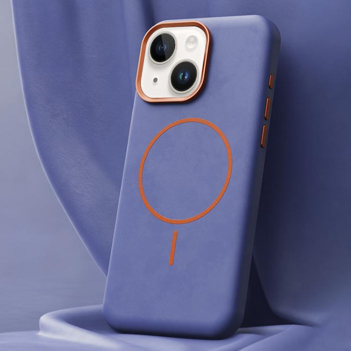 Funda magnética de microfibra para teléfono móvil con cobertura total, fabricada en piel de elefante., For iPhone 17 Pro Max, For iPhone 17 Pro, For iPhone 17, For iPhone 16 Pro Max, For iPhone 16 Pro, For iPhone 16 Plus, For iPhone 16                 ...