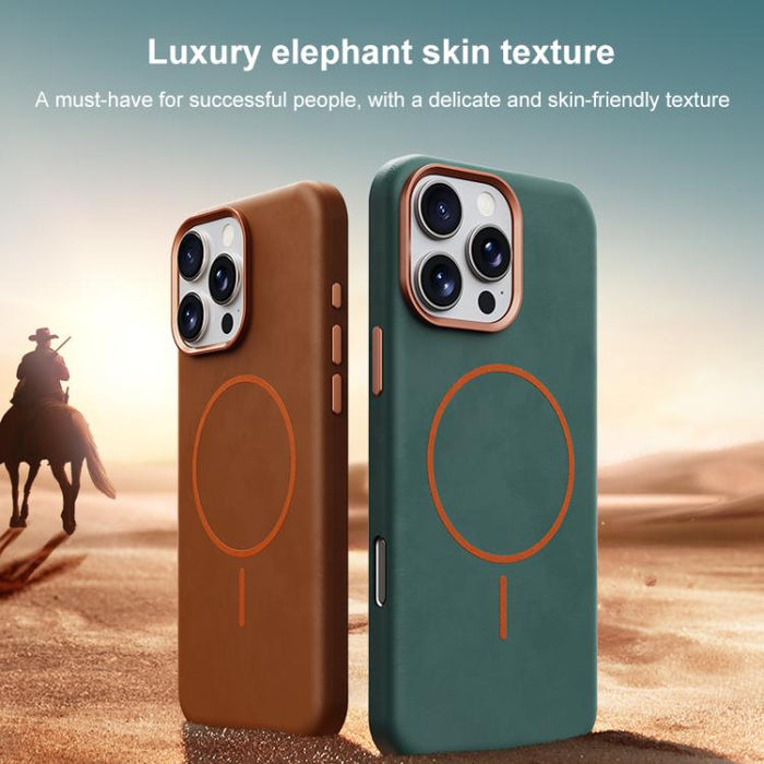 Funda magnética de microfibra para teléfono móvil con cobertura total, fabricada en piel de elefante., For iPhone 14 Pro Max, For iPhone 13 Pro Max, For iPhone 13 Pro