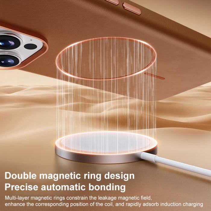 Funda magnética de microfibra para teléfono móvil con cobertura total, fabricada en piel de elefante., For iPhone 14 Pro Max, For iPhone 13 Pro Max, For iPhone 13 Pro
