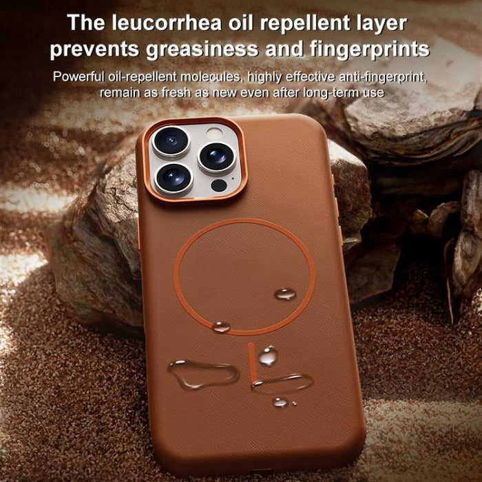 Funda magnética de microfibra para teléfono móvil con cobertura total, fabricada en piel de elefante., For iPhone 14 Pro Max, For iPhone 13 Pro Max, For iPhone 13 Pro