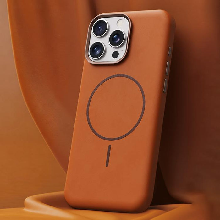 Funda magnética de microfibra para teléfono móvil con cobertura total, fabricada en piel de elefante., For iPhone 14 Pro Max, For iPhone 13 Pro Max, For iPhone 13 Pro