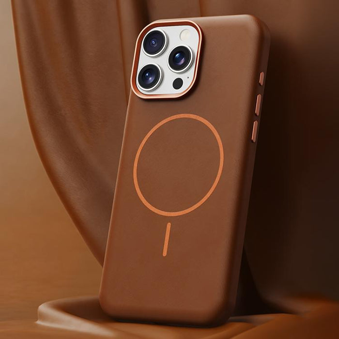 Funda magnética de microfibra para teléfono móvil con cobertura total, fabricada en piel de elefante., For iPhone 14 Pro Max, For iPhone 13 Pro Max, For iPhone 13 Pro