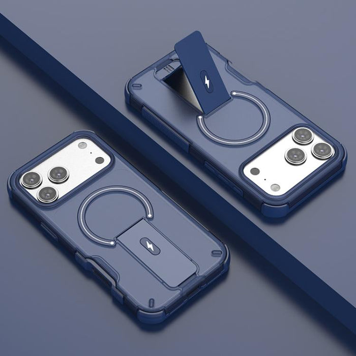 Funda para teléfono con soporte magnético y tacto translúcido, For iPhone 17 Pro Max, For iPhone 17 Pro