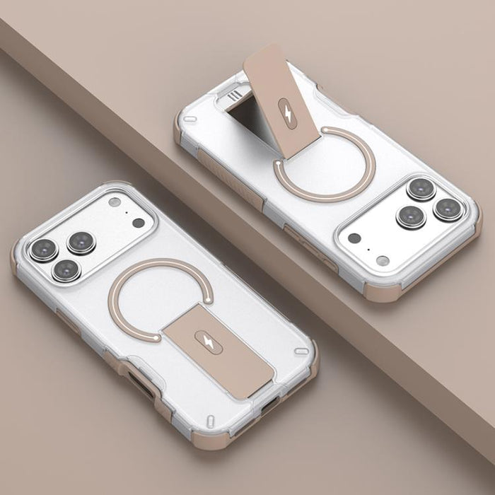 Funda para teléfono con soporte magnético y tacto translúcido, For iPhone 17 Pro Max, For iPhone 17 Pro