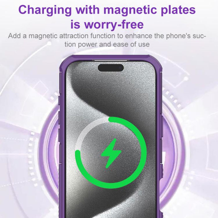 Funda para teléfono con soporte magnético y tacto translúcido, For iPhone 17 Pro Max, For iPhone 17 Pro