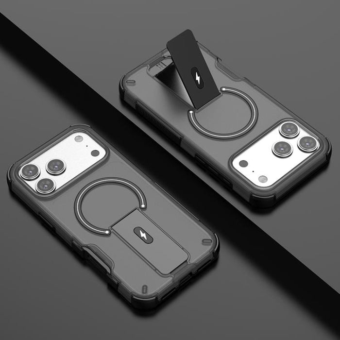 Funda para teléfono con soporte magnético y tacto translúcido, For iPhone 17 Pro Max, For iPhone 17 Pro