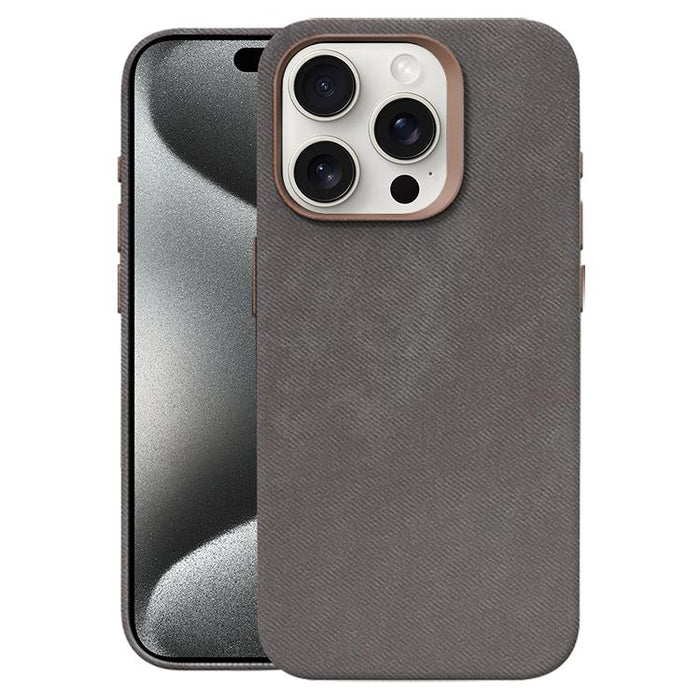 Funda magnética de cobertura total para teléfono con textura de franela, For iPhone 15 Pro, For iPhone 15 Plus / 14 Plus, For iPhone 15, For iPhone 14 / 13, For iPhone 14 Pro, For iPhone 14 Pro Max, For iPhone 13 Pro Max, For iPhone 13 Pro             ...