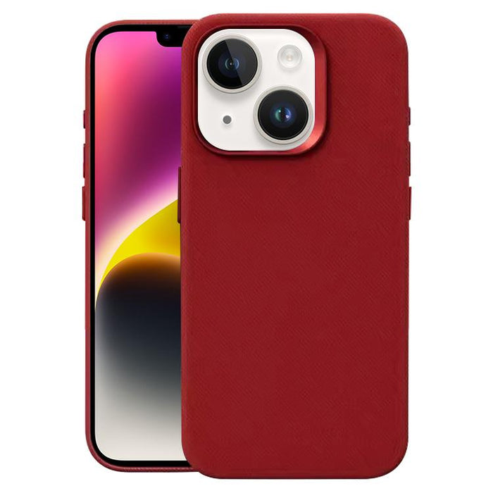 Funda magnética de cobertura total para teléfono con textura de franela, For iPhone 15 Pro, For iPhone 15 Plus / 14 Plus, For iPhone 15, For iPhone 14 / 13, For iPhone 14 Pro, For iPhone 14 Pro Max, For iPhone 13 Pro Max, For iPhone 13 Pro             ...