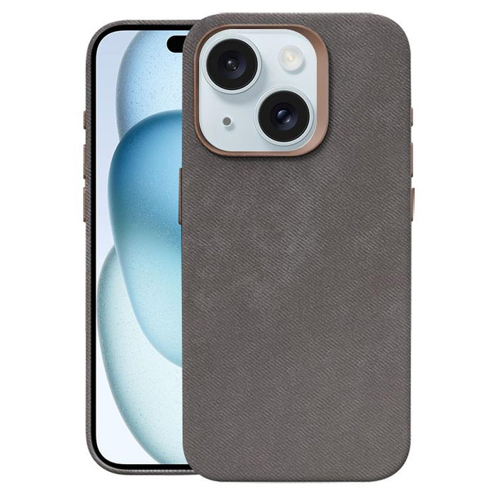 Funda magnética de cobertura total para teléfono con textura de franela, For iPhone 15 Pro, For iPhone 15 Plus / 14 Plus, For iPhone 15, For iPhone 14 / 13, For iPhone 14 Pro, For iPhone 14 Pro Max, For iPhone 13 Pro Max, For iPhone 13 Pro             ...