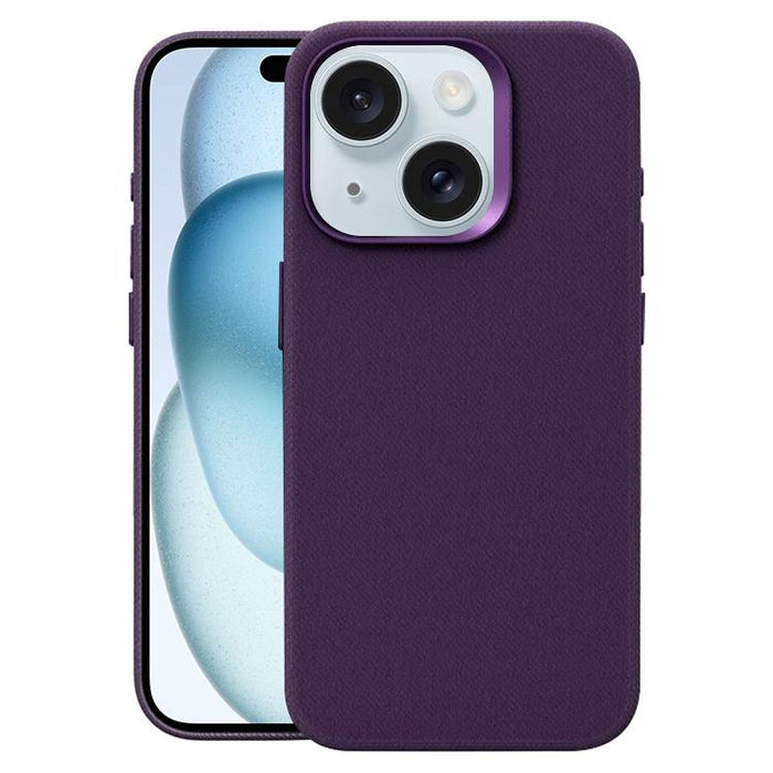 Funda magnética de cobertura total para teléfono con textura de franela, For iPhone 15 Pro, For iPhone 15 Plus / 14 Plus, For iPhone 15, For iPhone 14 / 13, For iPhone 14 Pro, For iPhone 14 Pro Max, For iPhone 13 Pro Max, For iPhone 13 Pro             ...