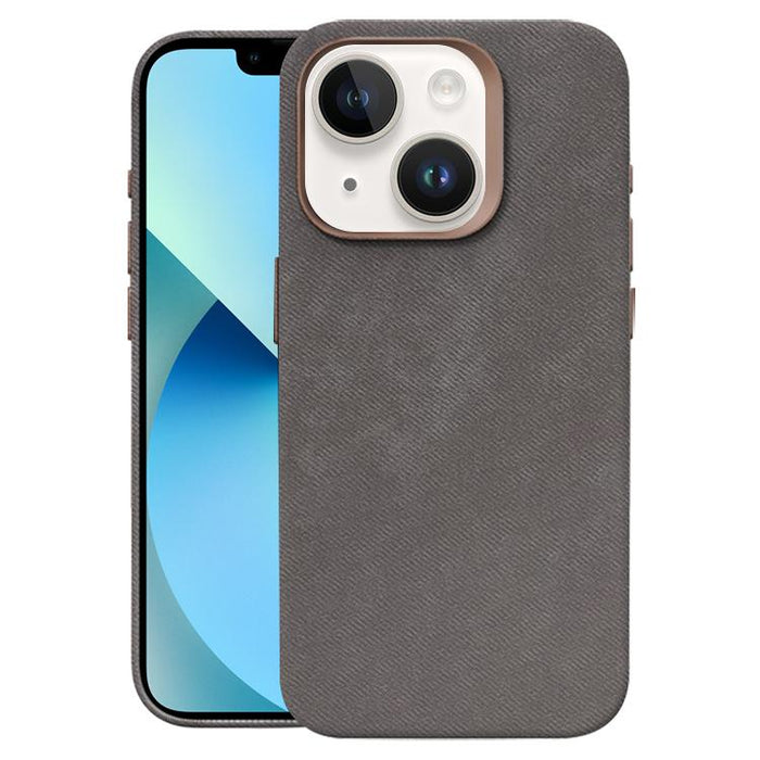 Funda magnética de cobertura total para teléfono con textura de franela, For iPhone 15 Pro, For iPhone 15 Plus / 14 Plus, For iPhone 15, For iPhone 14 / 13, For iPhone 14 Pro, For iPhone 14 Pro Max, For iPhone 13 Pro Max, For iPhone 13 Pro             ...