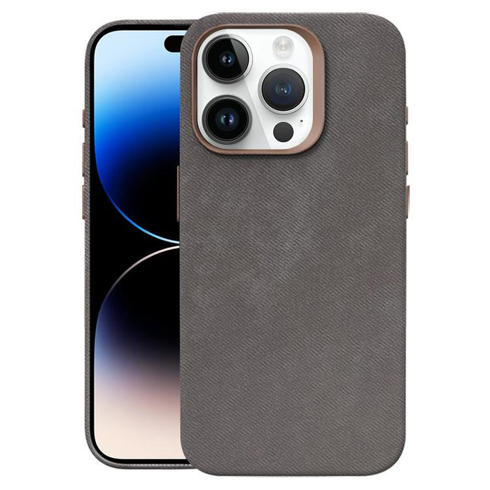 Funda magnética de cobertura total para teléfono con textura de franela, For iPhone 15 Pro, For iPhone 15 Plus / 14 Plus, For iPhone 15, For iPhone 14 / 13, For iPhone 14 Pro, For iPhone 14 Pro Max, For iPhone 13 Pro Max, For iPhone 13 Pro             ...