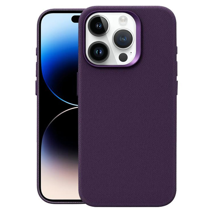 Funda magnética de cobertura total para teléfono con textura de franela, For iPhone 15 Pro, For iPhone 15 Plus / 14 Plus, For iPhone 15, For iPhone 14 / 13, For iPhone 14 Pro, For iPhone 14 Pro Max, For iPhone 13 Pro Max, For iPhone 13 Pro             ...
