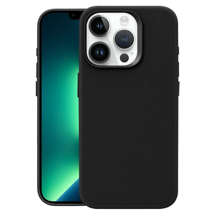 Funda magnética de cobertura total para teléfono con textura de franela, For iPhone 15 Pro, For iPhone 15 Plus / 14 Plus, For iPhone 15, For iPhone 14 / 13, For iPhone 14 Pro, For iPhone 14 Pro Max, For iPhone 13 Pro Max, For iPhone 13 Pro             ...