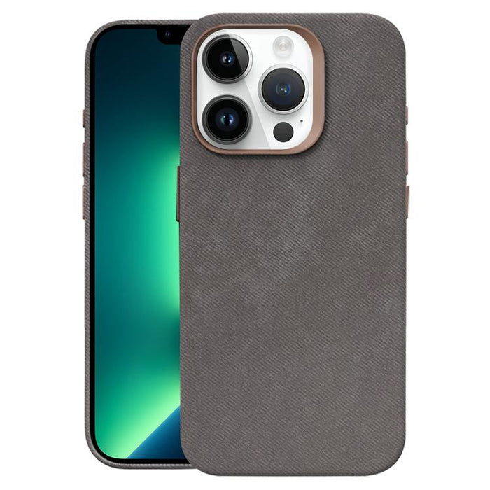 Funda magnética de cobertura total para teléfono con textura de franela, For iPhone 15 Pro, For iPhone 15 Plus / 14 Plus, For iPhone 15, For iPhone 14 / 13, For iPhone 14 Pro, For iPhone 14 Pro Max, For iPhone 13 Pro Max, For iPhone 13 Pro             ...