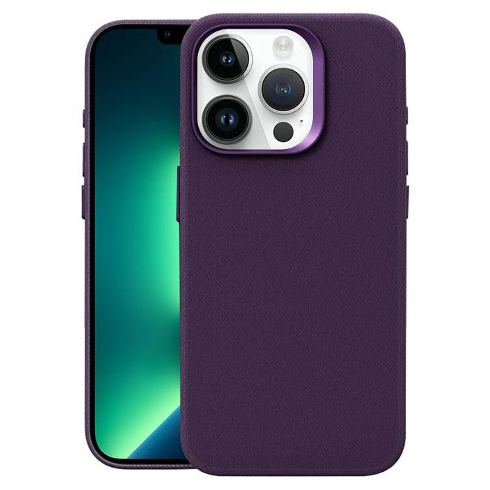 Funda magnética de cobertura total para teléfono con textura de franela, For iPhone 15 Pro, For iPhone 15 Plus / 14 Plus, For iPhone 15, For iPhone 14 / 13, For iPhone 14 Pro, For iPhone 14 Pro Max, For iPhone 13 Pro Max, For iPhone 13 Pro             ...