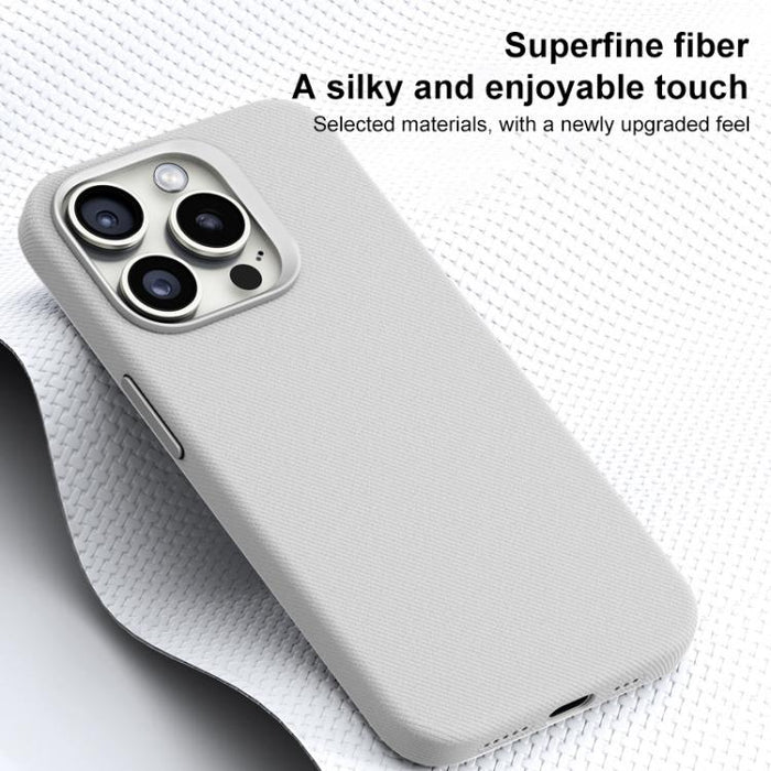 Funda magnética de cobertura total para teléfono con textura de franela, For iPhone 12 Pro Max