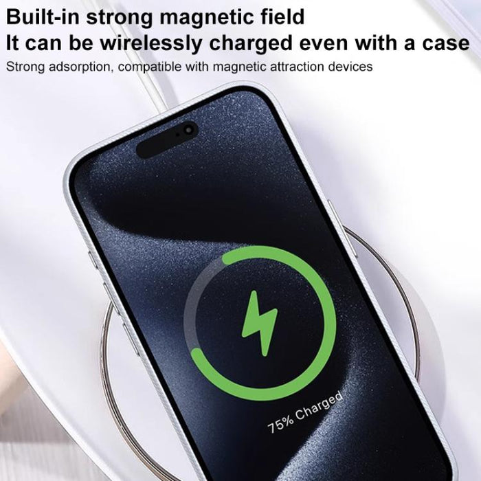 Funda magnética de cobertura total para teléfono con textura de franela, For iPhone 12 Pro Max