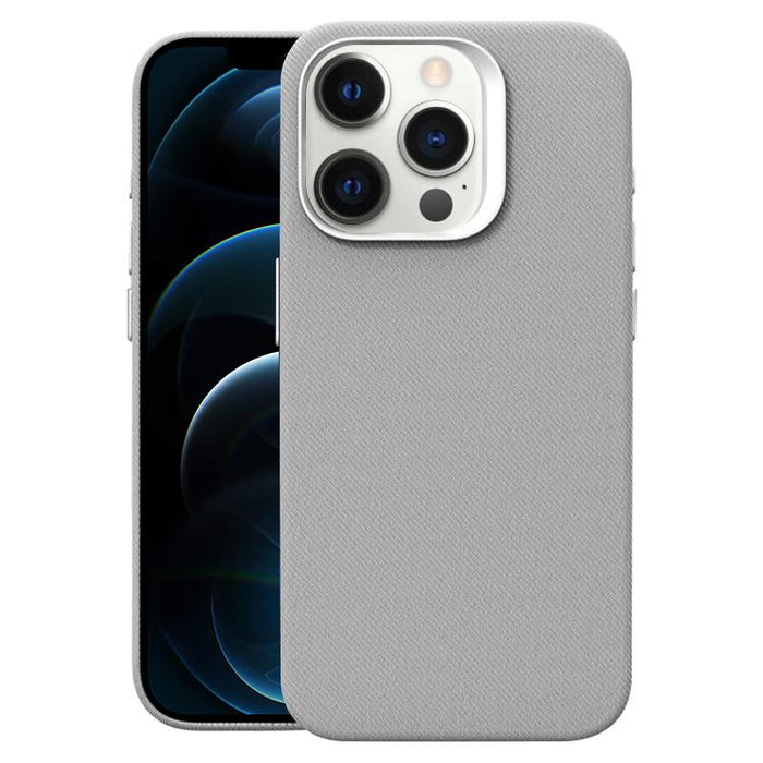 Funda magnética de cobertura total para teléfono con textura de franela, For iPhone 12 Pro Max