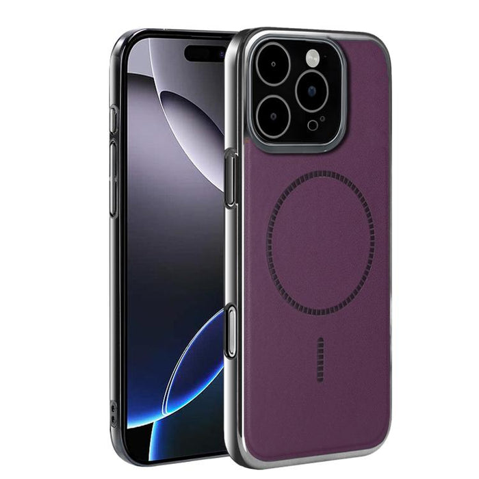 Funda para teléfono ultradelgada a prueba de golpes de la serie magnética galvanizada, For iPhone 17 Pro Max, For iPhone 17 Pro, For iPhone 17, For iPhone Air, For iPhone 16 Pro Max, For iPhone 16 Pro, For iPhone 16 Plus, For iPhone 16                 ...