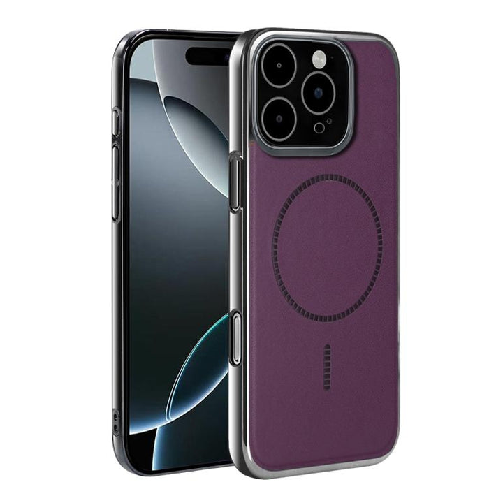 Funda para teléfono ultradelgada a prueba de golpes de la serie magnética galvanizada, For iPhone 17 Pro Max, For iPhone 17 Pro, For iPhone 17, For iPhone Air, For iPhone 16 Pro Max, For iPhone 16 Pro, For iPhone 16 Plus, For iPhone 16                 ...