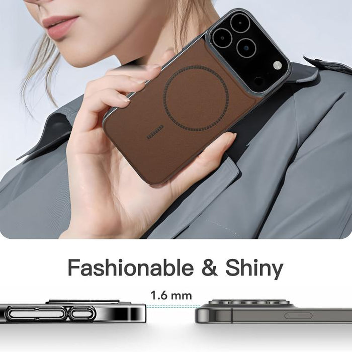 Funda para teléfono ultradelgada a prueba de golpes de la serie magnética galvanizada, For iPhone 17 Pro Max, For iPhone 17 Pro, For iPhone 17, For iPhone Air, For iPhone 16 Pro Max, For iPhone 16 Pro, For iPhone 16 Plus, For iPhone 16                 ...