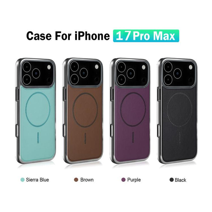 Funda para teléfono ultradelgada a prueba de golpes de la serie magnética galvanizada, For iPhone 17 Pro Max, For iPhone 17 Pro, For iPhone 17, For iPhone Air, For iPhone 16 Pro Max, For iPhone 16 Pro, For iPhone 16 Plus, For iPhone 16                 ...